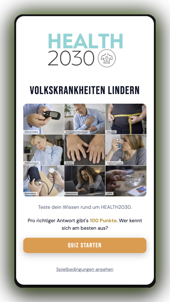 HEALTH 2030 — Volkskrankheiten-Quiz